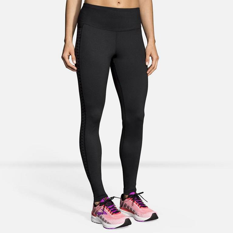 Brooks Greenlight Womens Running Leggings - Grey - Indonesia (ZFVI-89147)